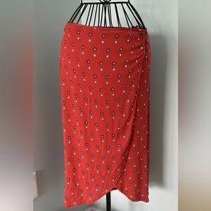 Patrons of Peace Floral Split Maxi Skirt